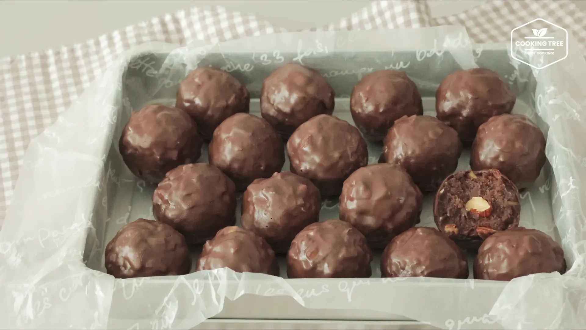 Mandelchokladkakabollar