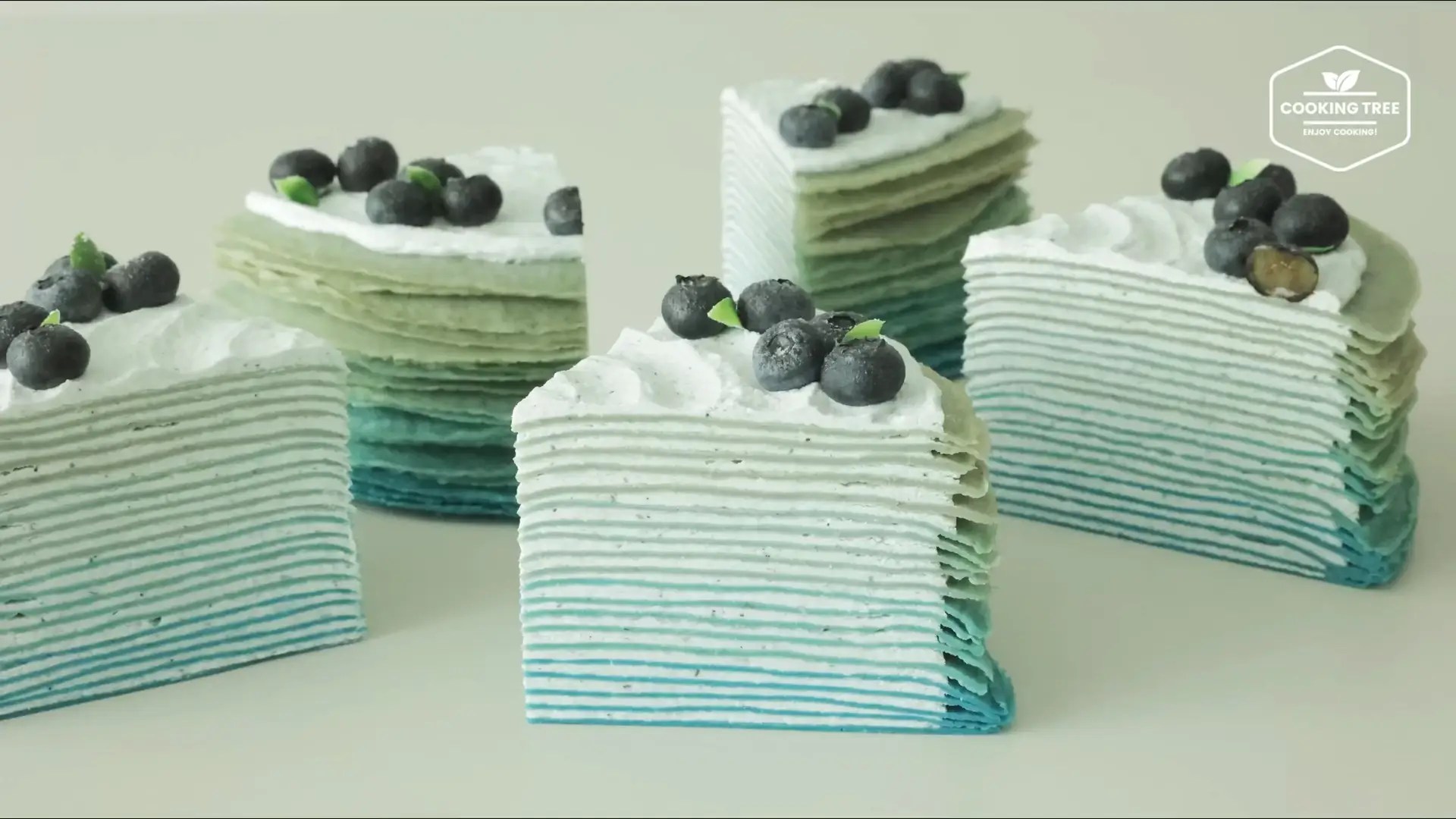 Blueberry Crepe Cake