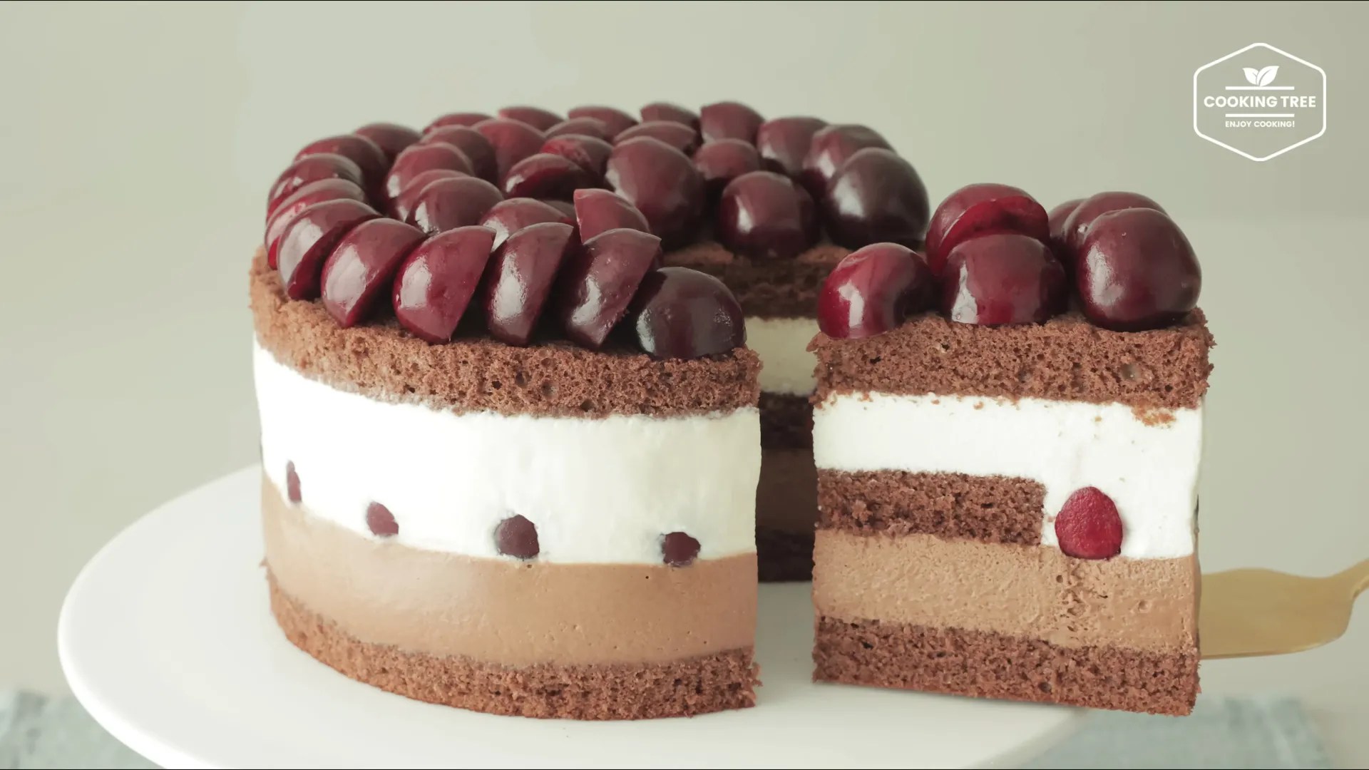 Cherry Choklad Cheesecake Recept