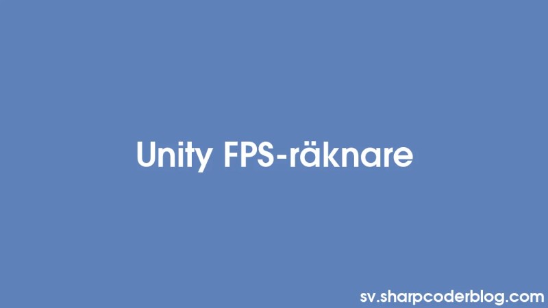 L Ser Upp Kraften I Unitys Avancerade Funktioner Sharp Coder Blog - Space Design Collection - Desktop Quality