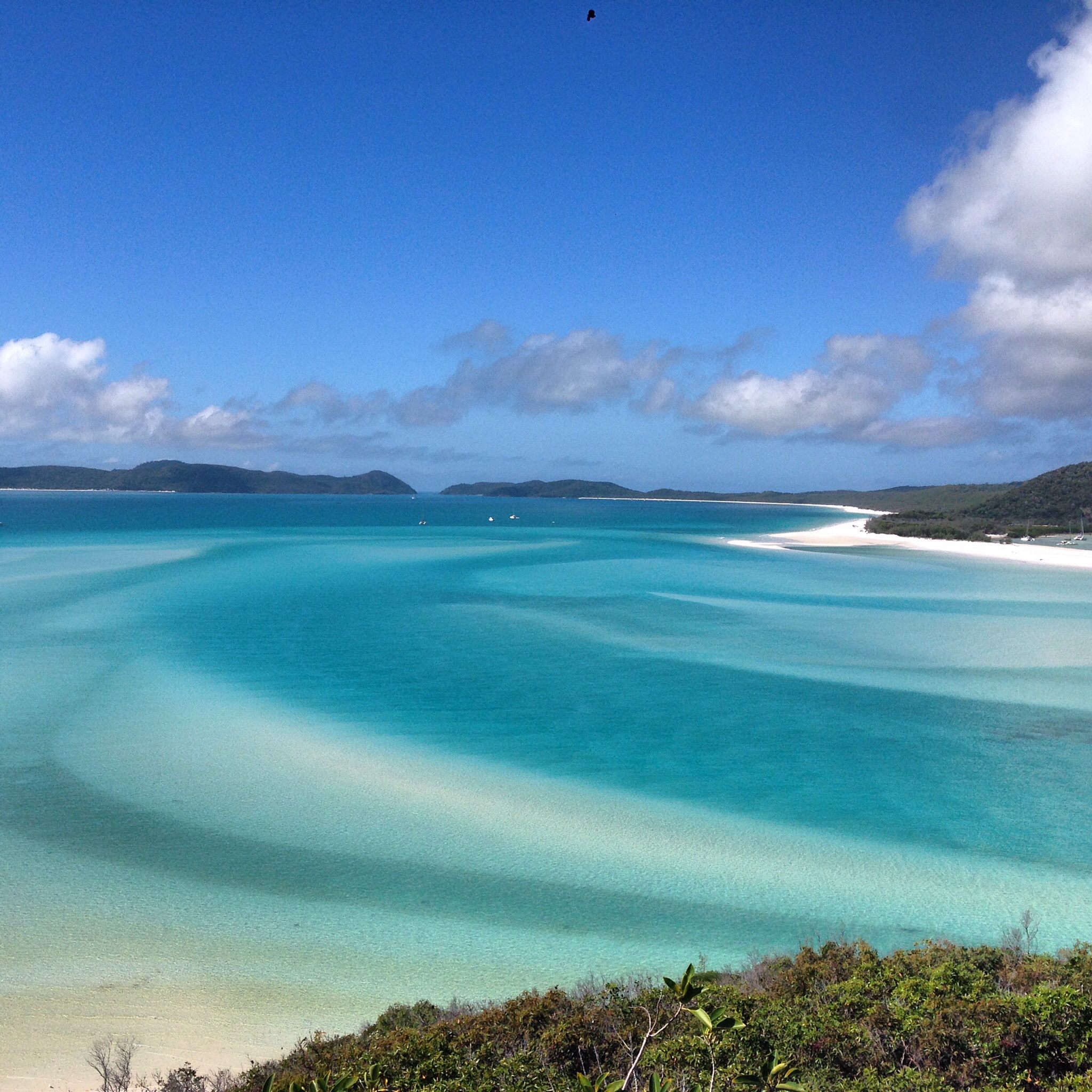 Whitehaven Beach from the Lookout.