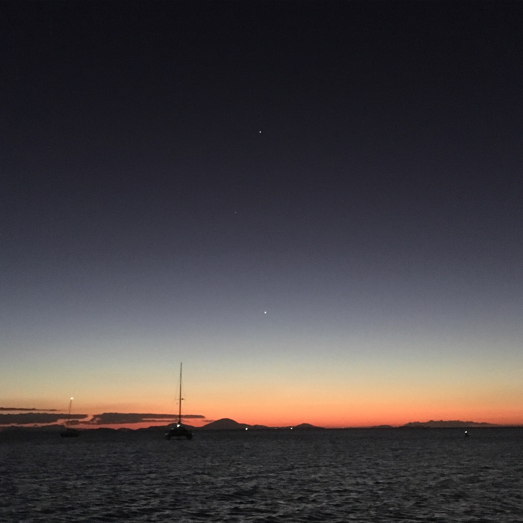 Venus, Mercury & Jupiter. How good is that!