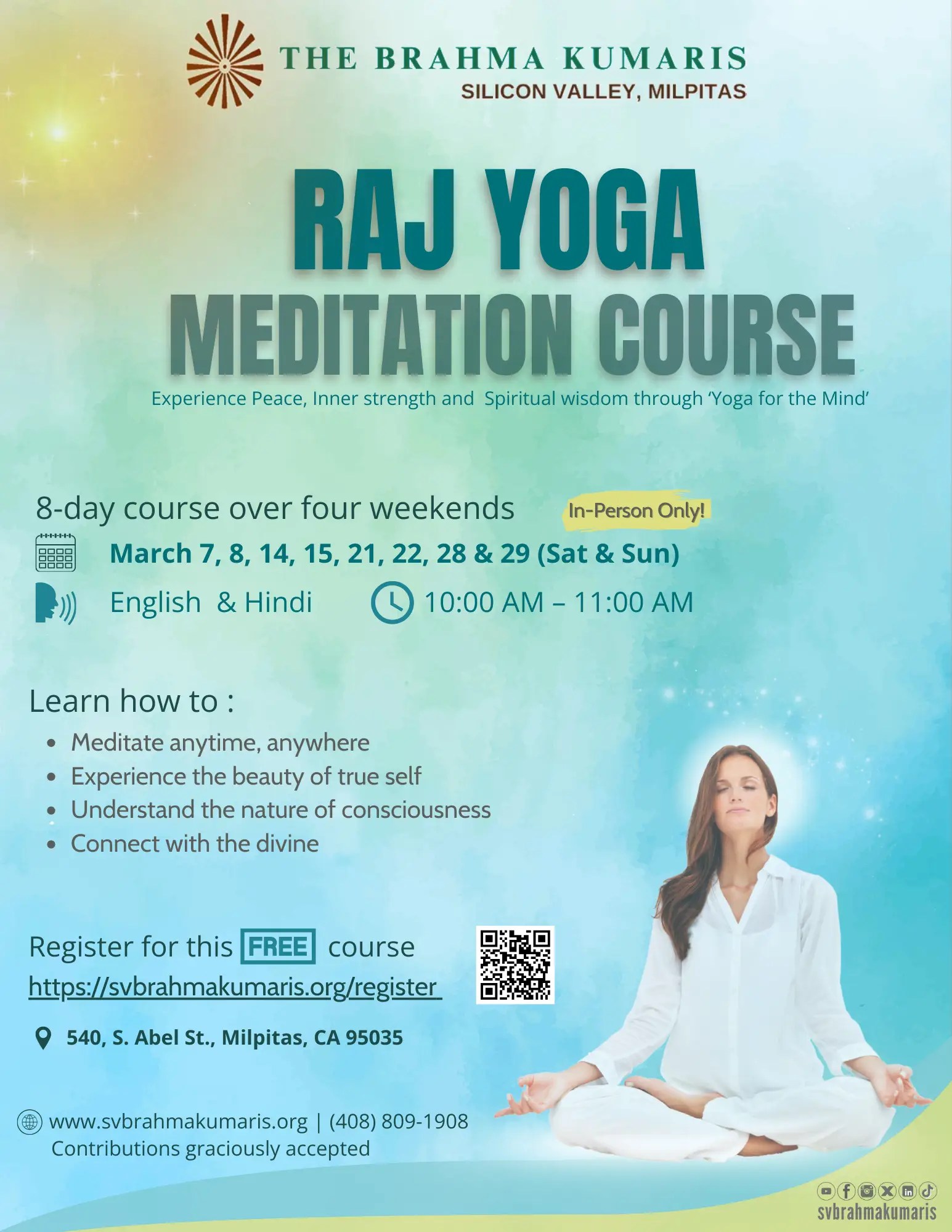 Raja Yoga Meditation Course