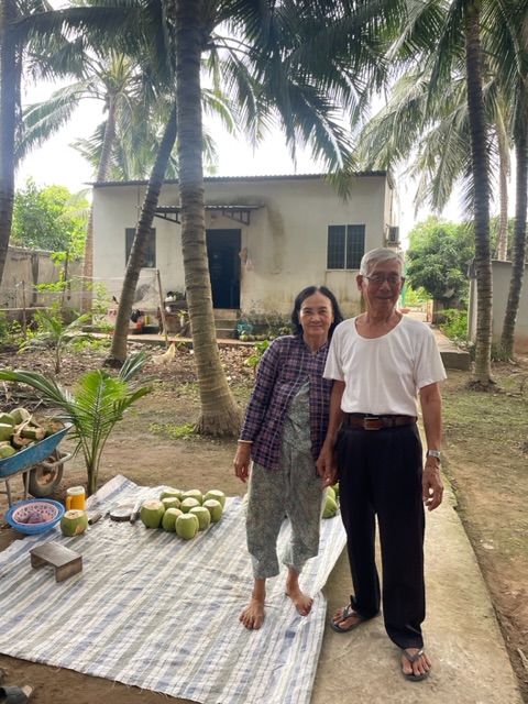 Husband and wife we visited