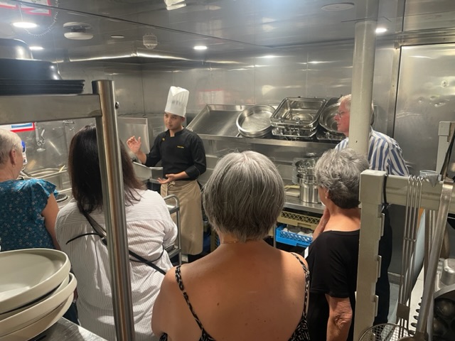 Galley tour with the Chef