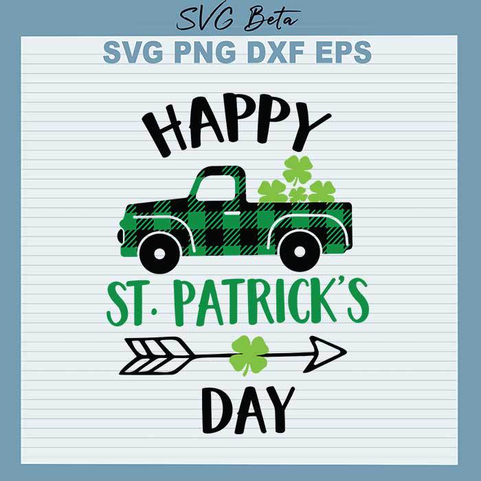 Vintage Truck Patricks Day svg