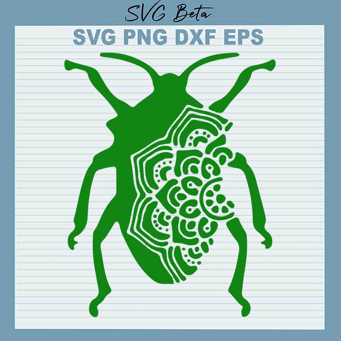 Mandala Insect svg