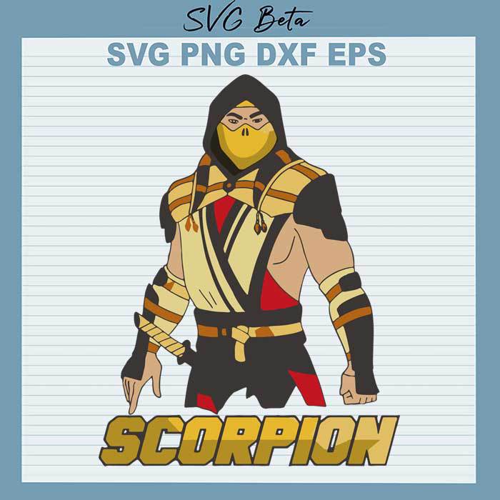 Scorpion Mortal kombat svg