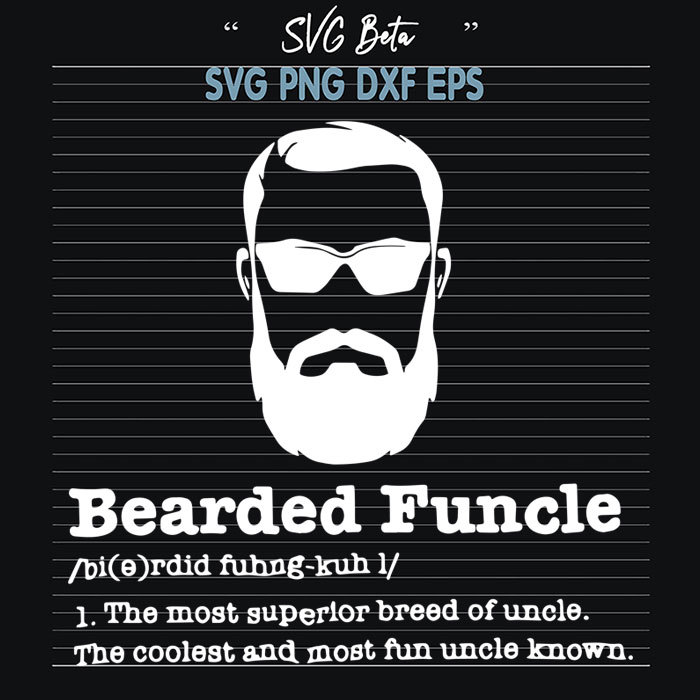 Bearded Funcle svg