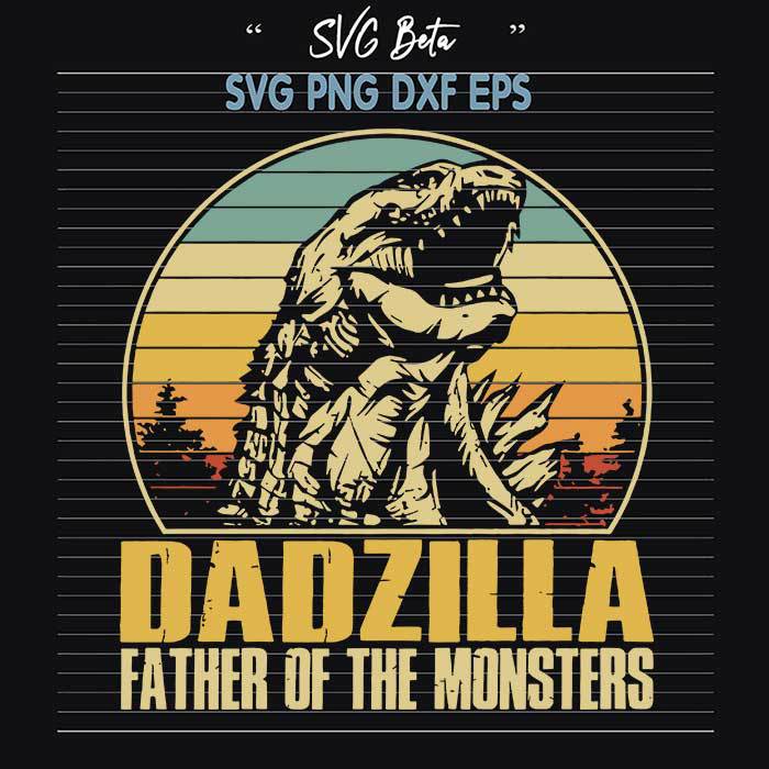 Dadzzilla father of the monsters svg