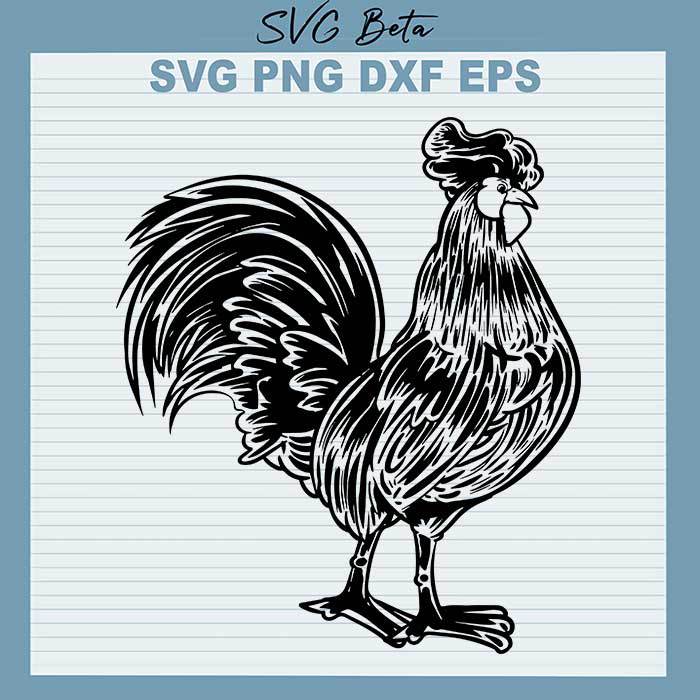 Chicken rooster svg