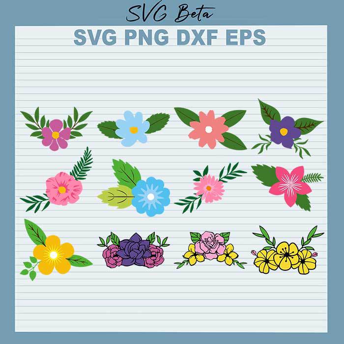 Floral Bundle svg