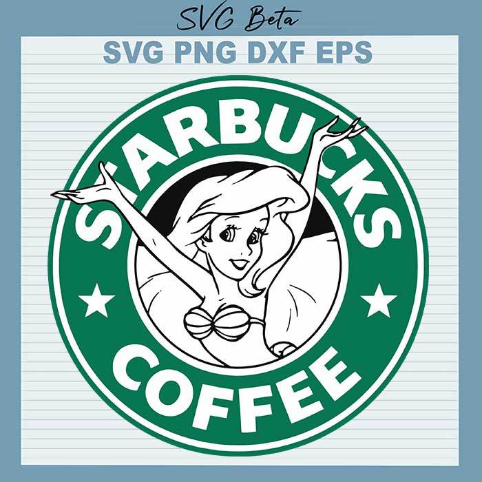 Ariel Starbuck Coffee SVG
