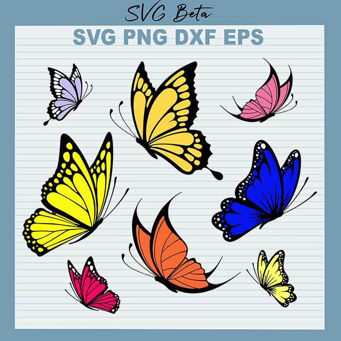 Beauty Butterfly Bundle svg