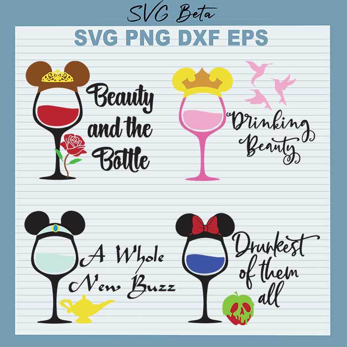 Beauty And The Bottle SVG