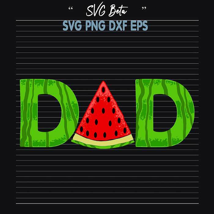 Watermelon Dad svg