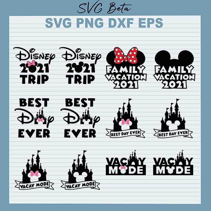 Family Vacation Disney Trip svg