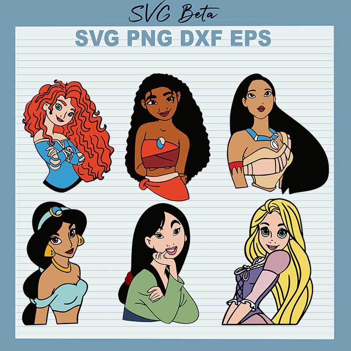 Disney Princess Character svg