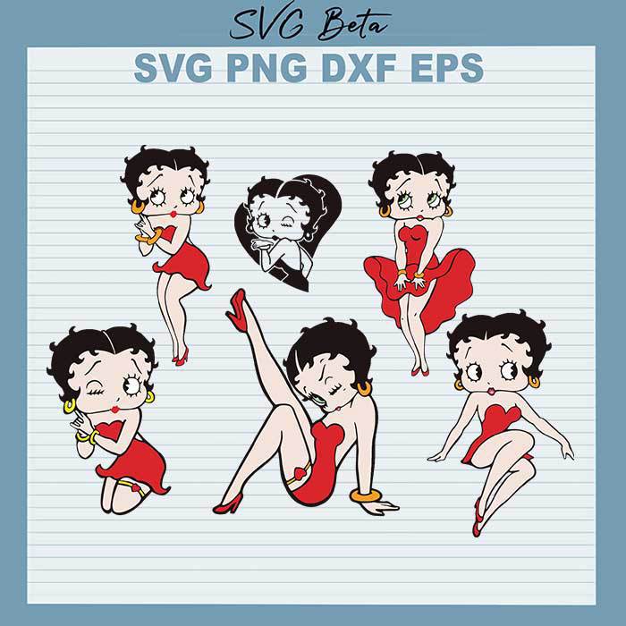 Sexy Betty Boop Bundle SVG