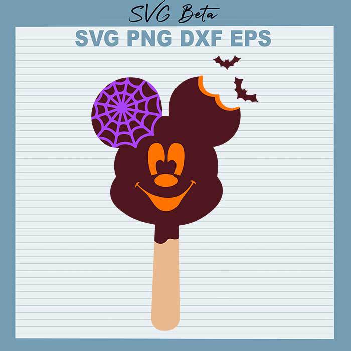 Halloween Mickey Ice Cream SVG