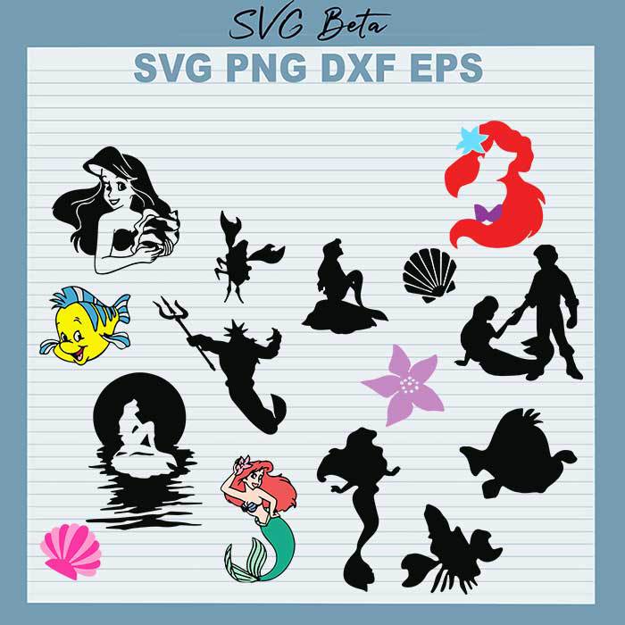 The Little Mermaid svg