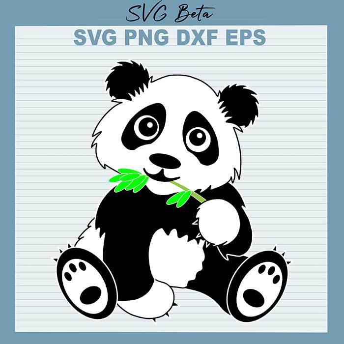 Cute Panda svg