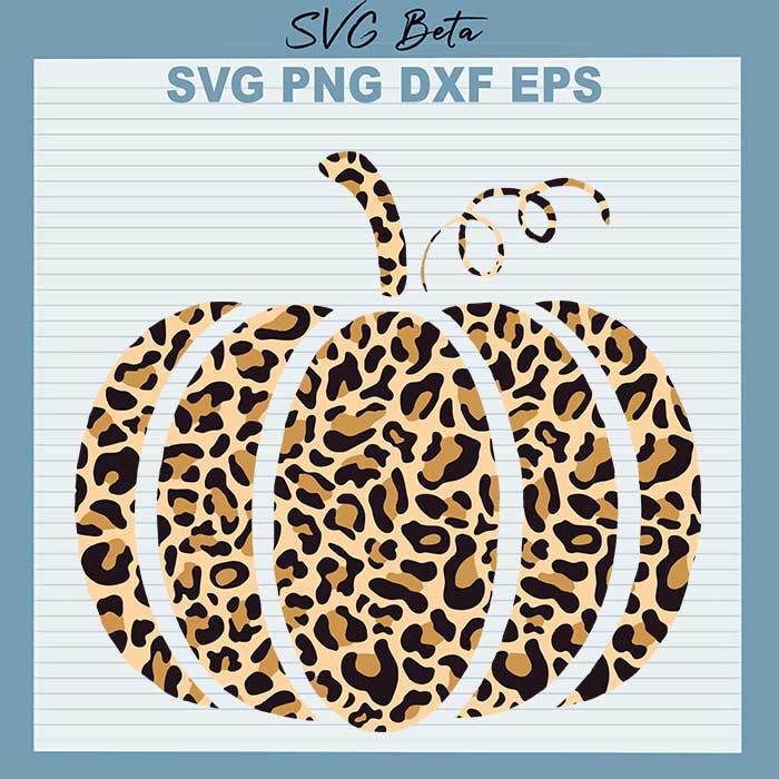 Leopard Pumpkin SVG