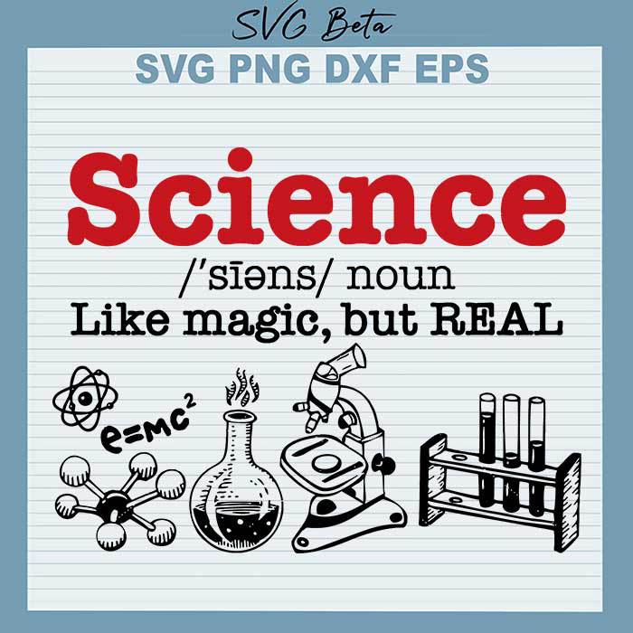 Science Like Magic But Real svg