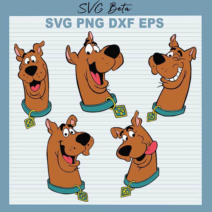 Scooby Doo Head SVG