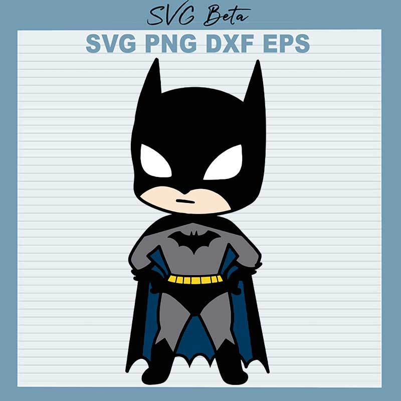 Chibi Batman SVG