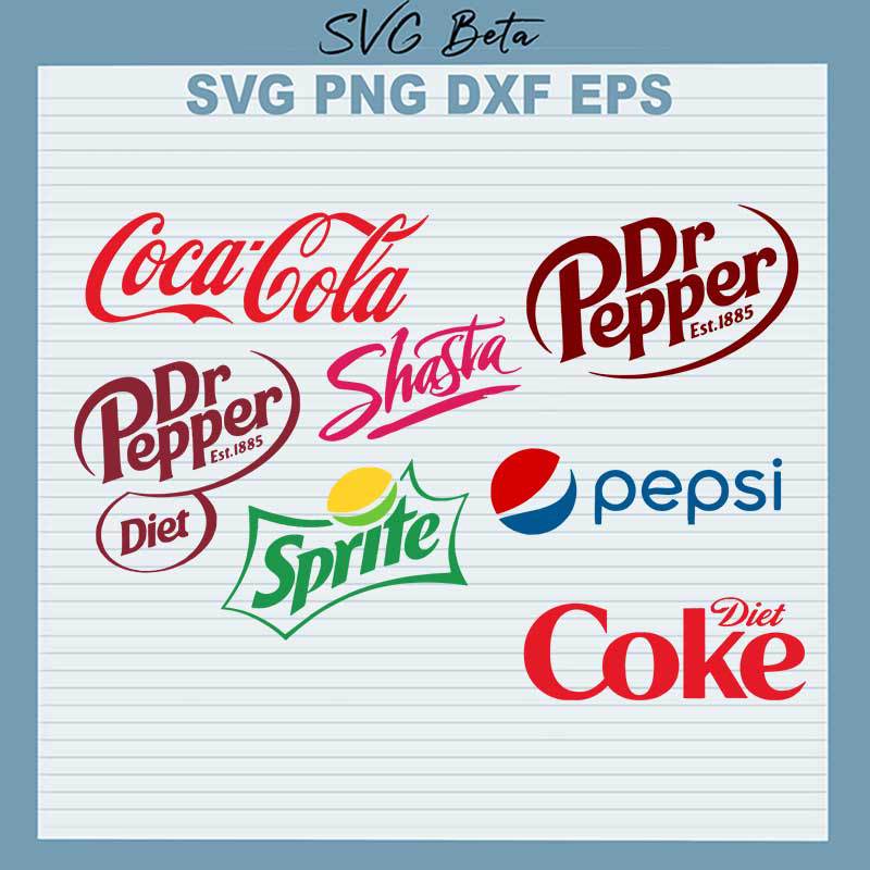 Popular Soda Labels SVG