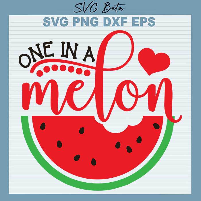 One In A Melon svg