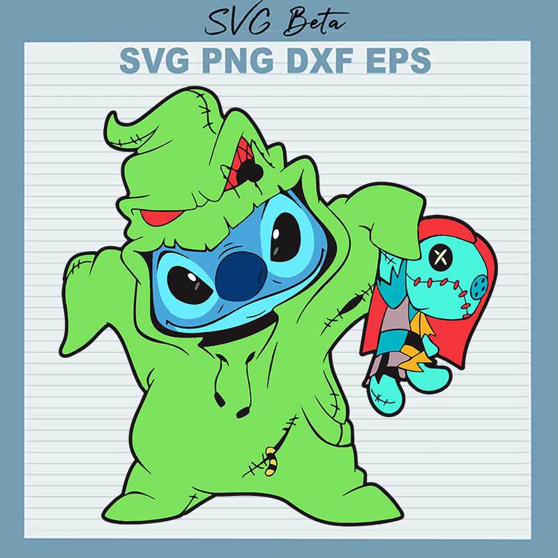 Oogie Boogie Stitch SVG, Oogie Boogie SVG, Halloween Stitch SVG PNG DXF Cut Files