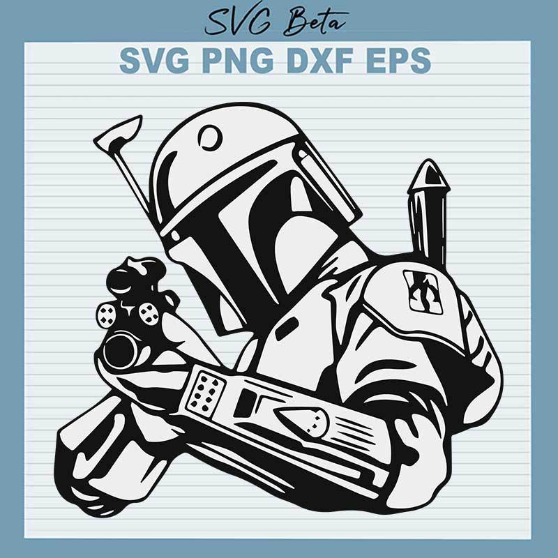 Star Wars Boba Fett SVG