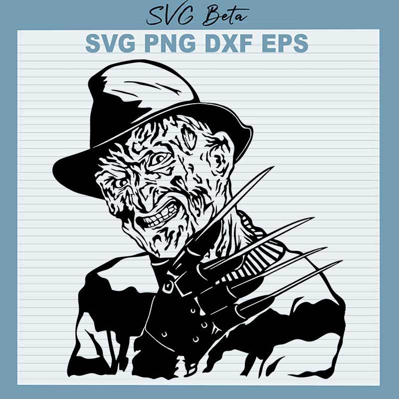 Horror Freddy Krueger SVG