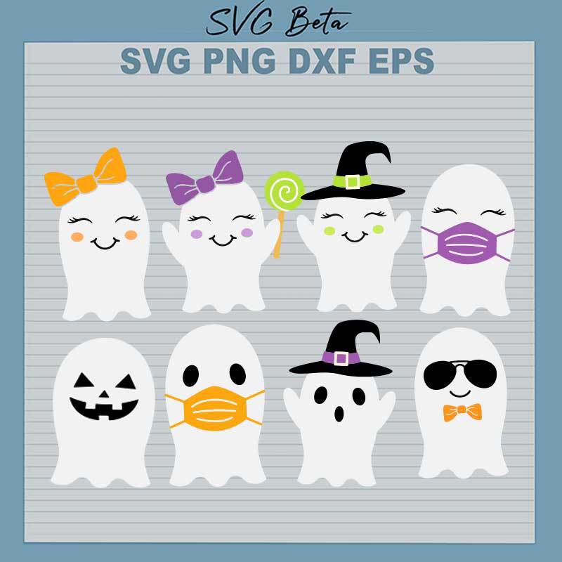 Halloween Boo Face SVG