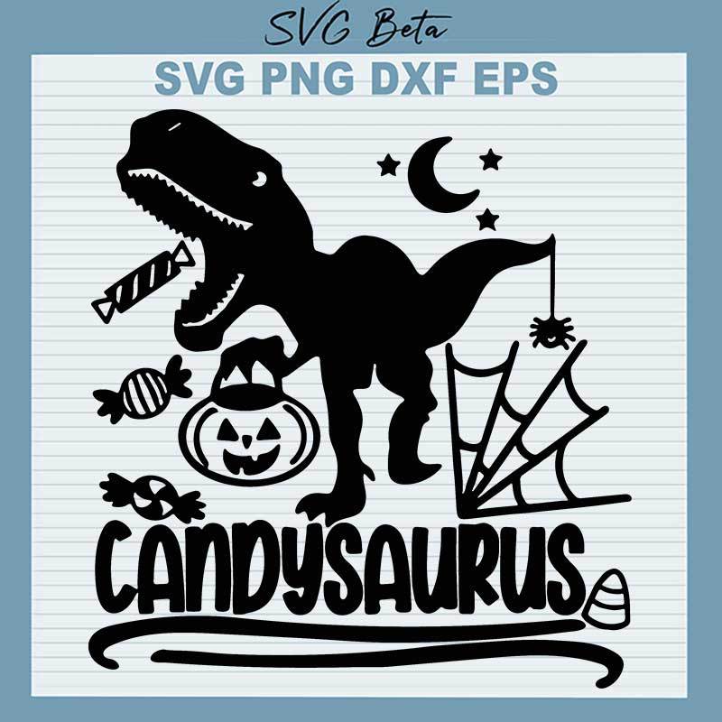 Halloween Candysaurus SVG