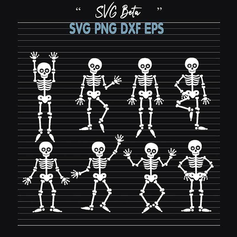 Dancing Skeleton SVG