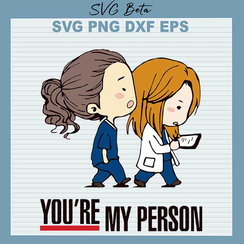 Grey's Anatomy Person SVG