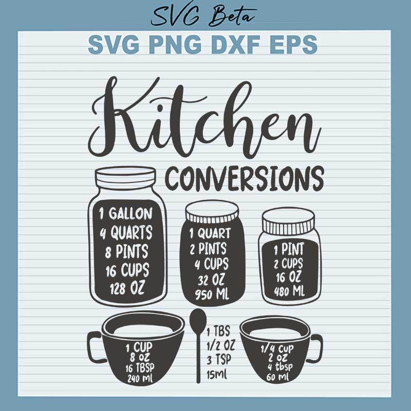 Kitchen Conversions SVG