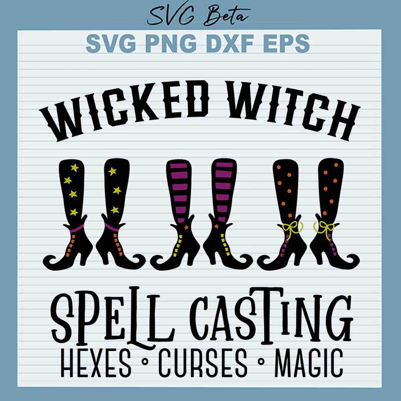 Wicked Witch Spell Casting SVG