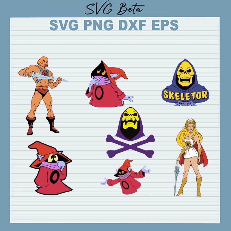 He-Man Character SVG