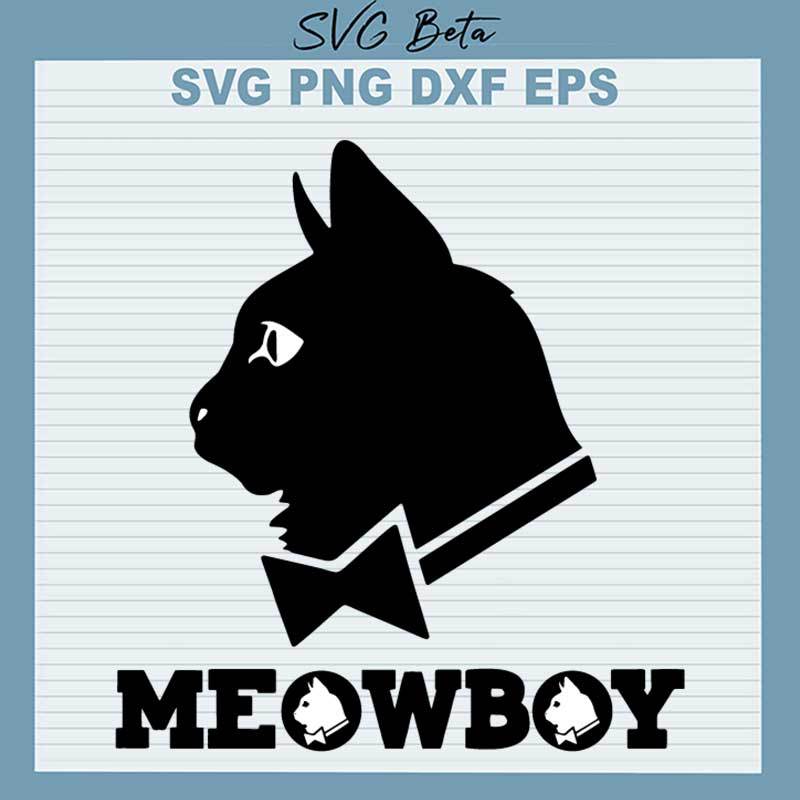 Meowboy playboy SVG