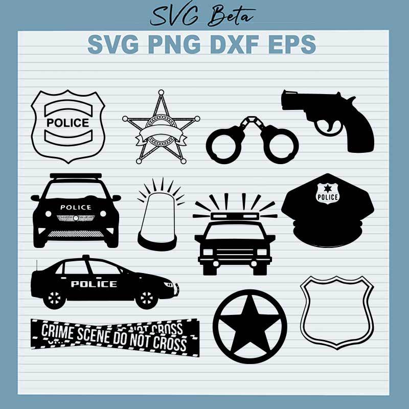 Police Bundle SVG