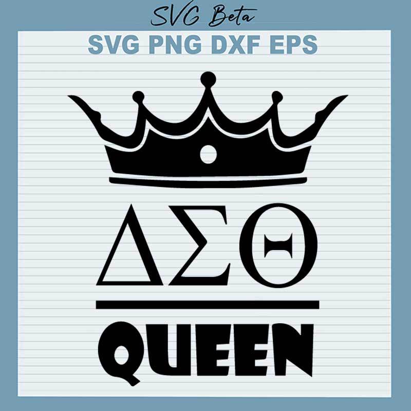 Delta Sigma Theta Queen SVG