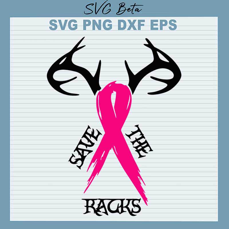 Breast Cancer Save The Racks SVG
