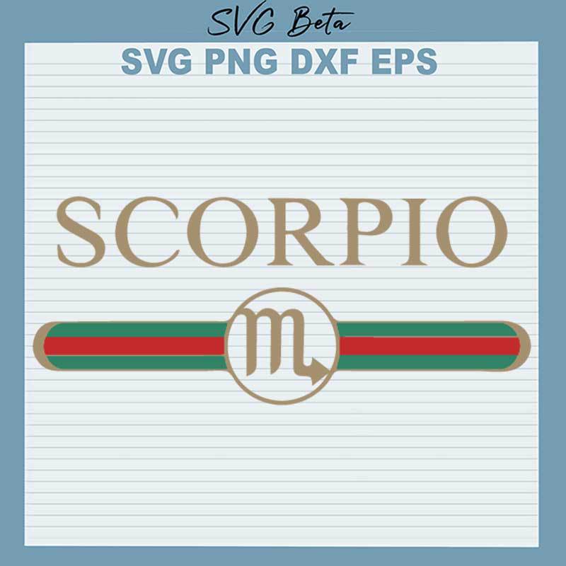 Scorpio Gucci Zodiac SVG