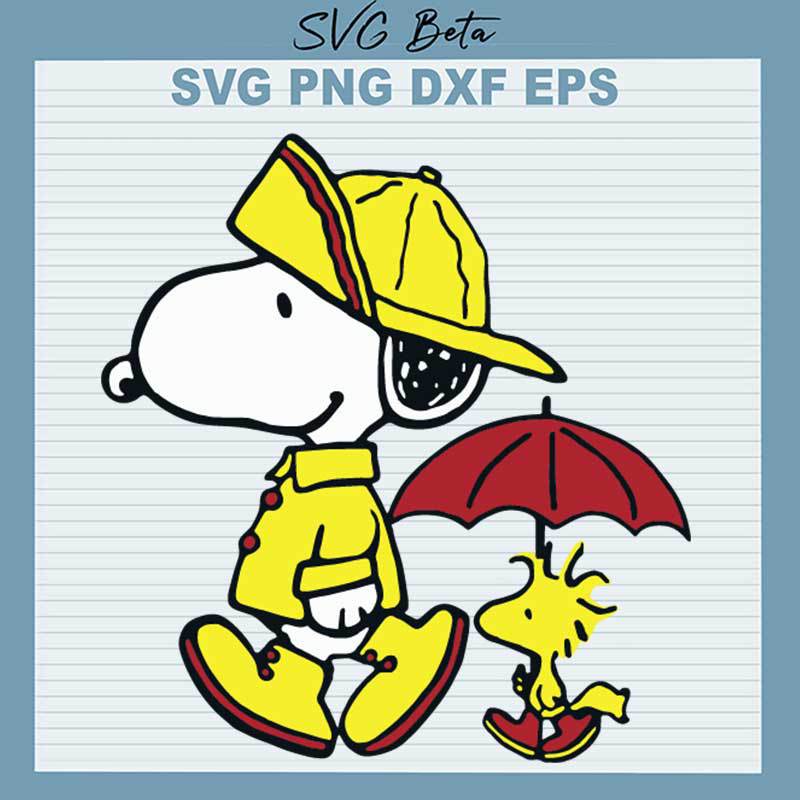 Snoopy And Woodstock SVG