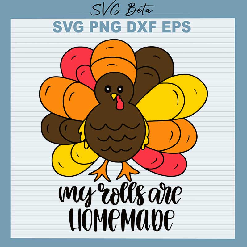 these rolls are homemade svg