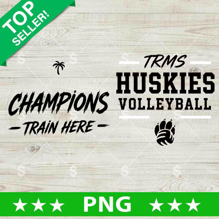 Huskies Volleyball Champions PNG